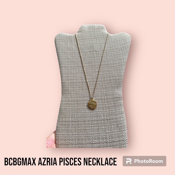GUC BCBGMax Azria Gold Pisces Constellation Necklace - Picture 3 of 6